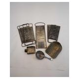 Cheese Shredders, Drink Strainers, Etc.