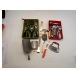 Lot Of Kitchen Utensils / Acme Veggie Slicer