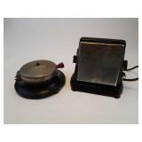 Vintage  Victory Waffle Maker & Challenge Toaster