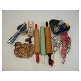 Kitchen Gadgets, Rolling Pins, Hot Plate, Etc.