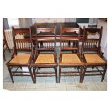 Set of 4 Cane Seat Chairs