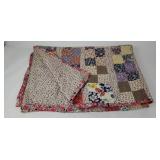 Homemade Throw Quilt - Appox 4