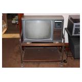 Zenith Space Command TV With Cart