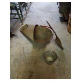 Ash Bucket & Shovel.  Small Bucket