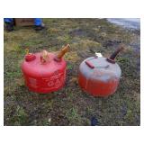 2 1/2 Gal. & 2 Gal. Metal Gas Cans
