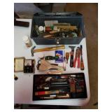 Toolbox With Assortment Of Hand Tools