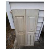 32-1/2" high x 15-1/2" wide Window Shutters