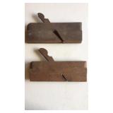 2 Antique Carpenters Planers