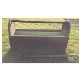 Old Wooden Tool Carrier