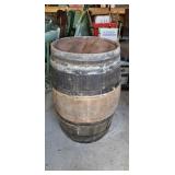 Large Wooden Cider Barrel