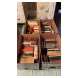 4 Boxes of Assorted Books