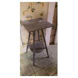 Painted Grey Wooden Stand