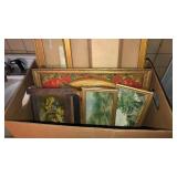 Box of Pictures and frames