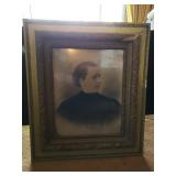 Vintage Photo With Wooden Frame