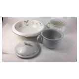 K.T.&K. Serving Bowl, Anchor Pottery,Etc.