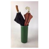 2 Umbrellas With Holder