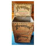 2 Premier Japan Tea Wooden Crates
