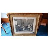 Vintage Wooden Framed Print