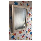 Painted Wood Mirror