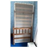 Single Headboard and Footboard, Matress and Box