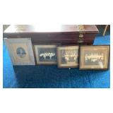 3 Religious Pictures and 1 Portrait