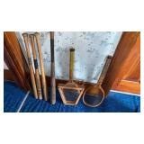 Wooden Baseball Bats and Tennis Rackets