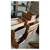 Numerous Wooden Crates