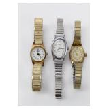3 Ladies Watches - Timex (2), Sharp