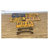 Early License Plates and Wrenches