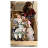 4 Porcelain Dolls