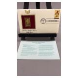 24kt 1st Day Commemorative Stamp