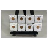 8 Uncirculated Lincoln Cents