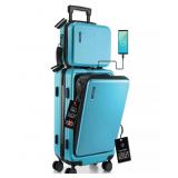 Travelarim 2-Piece Hard Luggage Set Teal Online