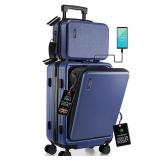Travelarim 2-Piece Hard Luggage Set Navy Online