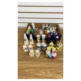 Variety of Salt and Pepper Shakers-Approximately