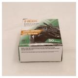 50 Gallon Black Extra Large Trash Bags with 20%