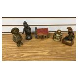 5 Cast Coin Banks