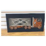 Vintage Wire Art Picture