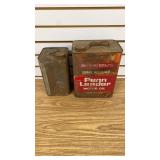 2 Early Oil Tins