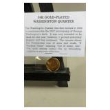 1972 24kt Gold Plated Quarter