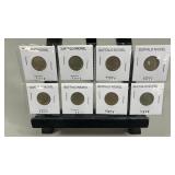 8 Buffalo Nickels