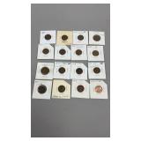 16 Wheat Pennies