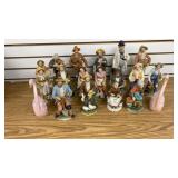 Variety of Porcelain Figurines