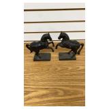 Pair of Reproduction Cast Iron Horse Banks