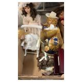 5 Porcelain Dolls