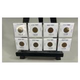 8 Old Wheat Pennies