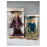 2 Collectorï¿½s Choice Porcelain Dolls