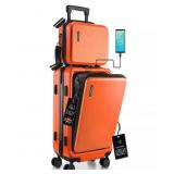 Travelarim 2-Piece Hard Luggage Set Orange Online