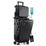Travelarim 2-Piece Hard Luggage Set Black Online