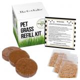 Lot Of 2 The Cat Ladies Cat Grass Refill Kit 100%